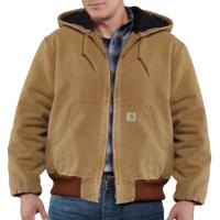 Carhartt RNJ140 - Naturally Worn Duck Active Jac - Quilted Flannel Lined         