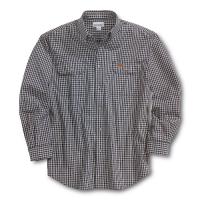 Carhartt S139 - Long Sleeve Chambray Plaid Shirt