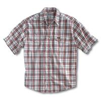 Carhartt S146 - Short Sleeve Snap-Front Plaid Shirt