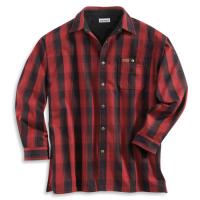 Carhartt S195 - Men's Plaid Shirt Jacket/ Flannel Lined