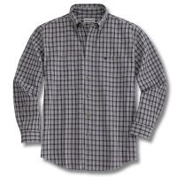 Carhartt S220 - Long-Sleeve Plaid Chambray Shirt