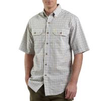 Carhartt S238 - Short-Sleeve Plaid Chambray Shirt