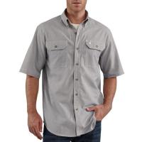 Carhartt S280 - Short-Sleeve Chambray Striped Shirt