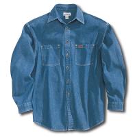 Carhartt S97 - Long Sleeve Washed Denim Work Shirt