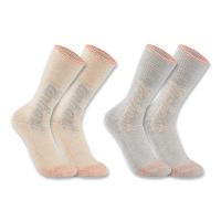 Carhartt SC2682W - Women's Midweight Cotton Tencel&trade; Fiber Blend Crew Sock 2-Pack