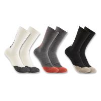 Carhartt SC9873W - Women's Midweight Cotton-Tencel™ Logo Crew Sock 3-Pack