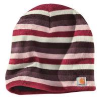 Carhartt WA002 - Women's Striped Knit Hat - Fleece Lined