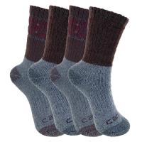 Carhartt WA0100 - Women's Cold Weather Wool Blend Crew Sock 4-Pack