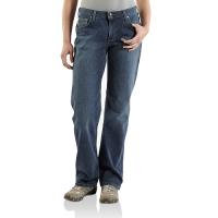 Carhartt WB016 - Women's Relaxed-Fit Stretch Jean / Straight Leg