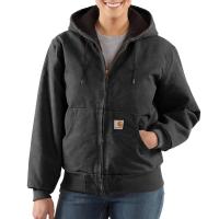 Carhartt WJ130 - Women's Sandstone Active Jacket - Quilt Flannel Lined