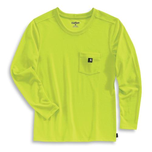 Bright Lime Carhartt WK227 Front View