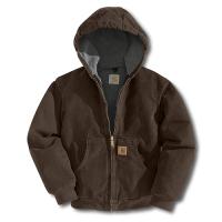 Carhartt YYJ159 - Sandstone Active Jacket - Fleece Lined - Boys