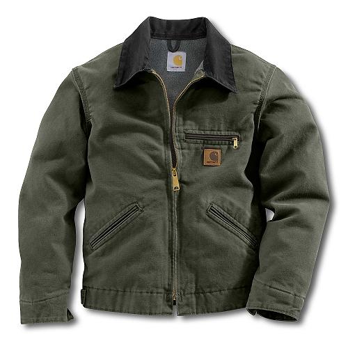 Carhartt YYJ97 - Sandstone Detroit Jacket - Fleece Lined - Boys | Dungarees