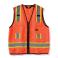 Hi Vis Orange CAT 1040051 Front View - Hi Vis Orange