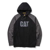 CAT 1050024 - Colorblock Raglan Hooded Sweatshirt