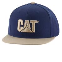 CAT 1120223 - Raised Logo Flat Bill Cap
