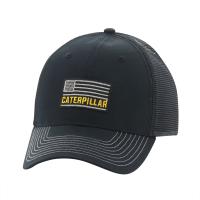 CAT 1120247 - Flag Patch Trucker Cap