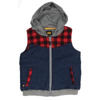 CAT 1320029 - Denim Insulated Work Vest - Boys