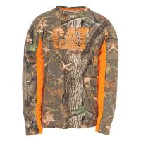 CAT 1510321 - Logo Camo Long Sleeve T-Shirt