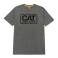Dark Heather Grey / Black CAT 1510451 Front View - Dark Heather Grey / Black