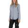 Denim Blue Oxford CAT 1610036 Front View - Denim Blue Oxford