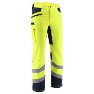 Hi Vis Yellow/Navy CAT 1810065 Front View