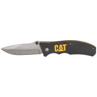 CAT 980002 - 7-5/8" Drop Point Folding Knife 3-1/8" Stainless Steel Blade