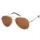 Matte Gold/Solid Brown CAT CTS-MANSARD Front View - Matte Gold/Solid Brown