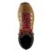 Grizzly Brown/Rhodo Red Danner 62303 Top View - Grizzly Brown/Rhodo Red