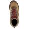 Grizzly Brown/Rhodo Red Danner 60430 Top View - Grizzly Brown/Rhodo Red