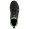 Black/Green Flash Danner 63354 Top View - Black/Green Flash