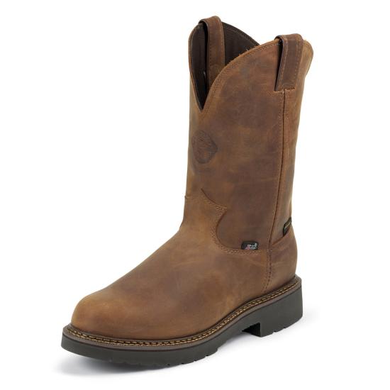Rugged Aged Bark Justin 4457 Left View