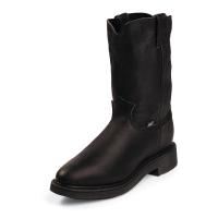 Justin 4763 - Double Comfort® Black Pitstop Medium Round Toe Wellington