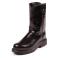 Black Melo-Veal Justin 4860 Left View - Black Melo-Veal