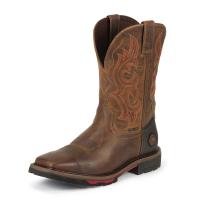 Justin WK4641 - Hybred® Rugged Tan Square Toe Wellington