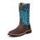 Turquoise Justin WK4973 Left View - Turquoise