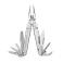 Stainless Steel Leatherman 832934 Front View - Stainless Steel