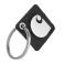 Black Promo Items KEYCHAIN Front View - Black