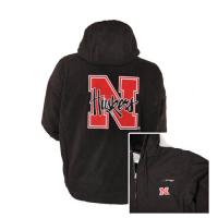 TeamWorx 38NE - Nebraska Canvas Fleece-Lined Hooded Coat