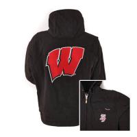 TeamWorx 38WI - Wisconsin Canvas Fleece-Lined Hooded Coat