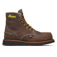 Thorogood 804-3676 - 1957 Series - 6" Steel Moc Toe Waterproof Black Wedge Boot