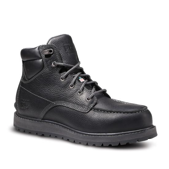 Black Timberland PRO A44WN Front View