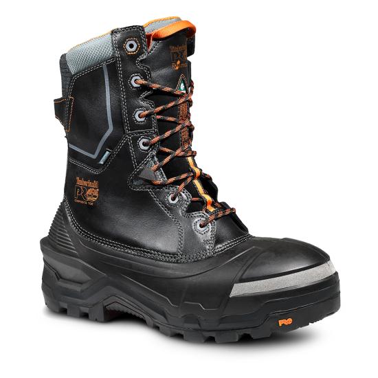 Black/Orange Timberland PRO A5QXJ Right View