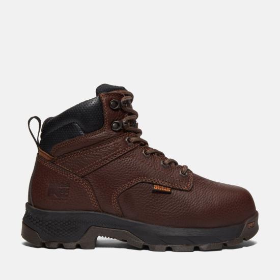 Dark Brown Timberland PRO A6377 Right View