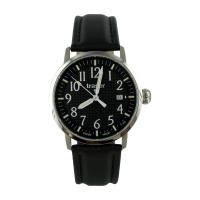 Traser 100322TRA - Classic Basic Black Watch with Leather Band