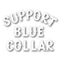 Troll Co. TR1077 - Support Blue Collar Die Cut Decal