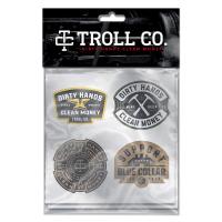 Troll Co. TR1140 - Matte Attack (Hard Hat Sticker Pack)