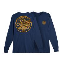 Troll Co. TR1210 - Support Blue Collar Neon Long Sleeve T-Shirt