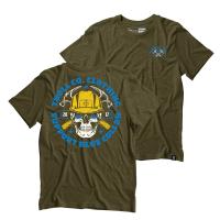 Troll Co. TR1212 - Support Blue Collar Construction Tee