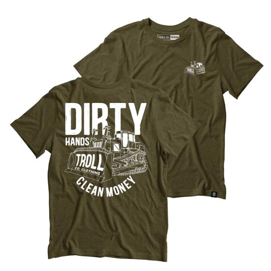Military Green Troll Co. TC1782 Back View
